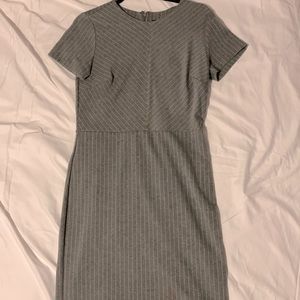 Banana Republic grey pinstripe dress size 4